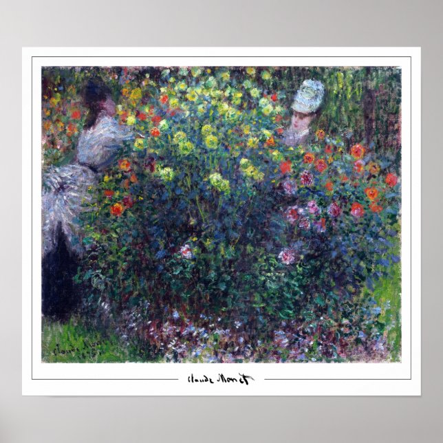 Claude Monet Zedign Art Poster #24-2 (Front)