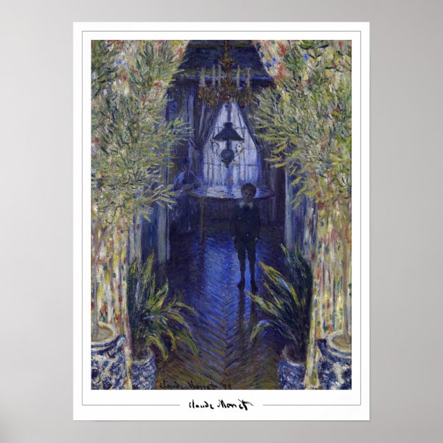 Claude Monet Zedign Art Poster #28-2 (Front)