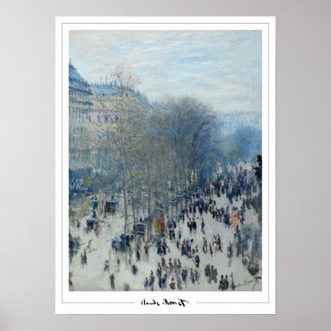 Claude Monet Zedign Art Poster #3 (Front)