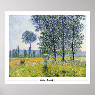 Claude Monet Zedign Art Poster #327-2