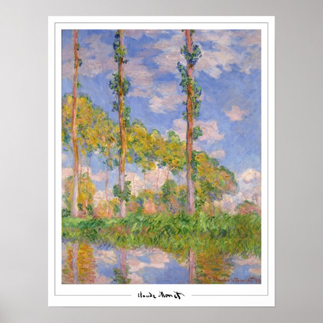 Claude Monet Zedign Art Poster #34 (Front)