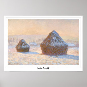 Claude Monet Zedign Art Poster #49