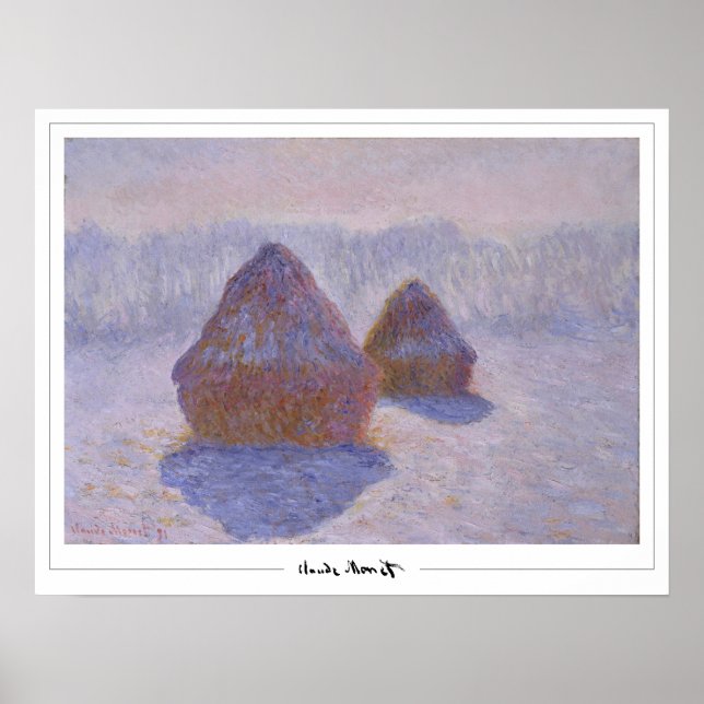 Claude Monet Zedign Art Poster #670 (Front)