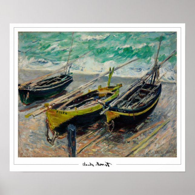 Claude Monet Zedign Art Poster #8 (Front)