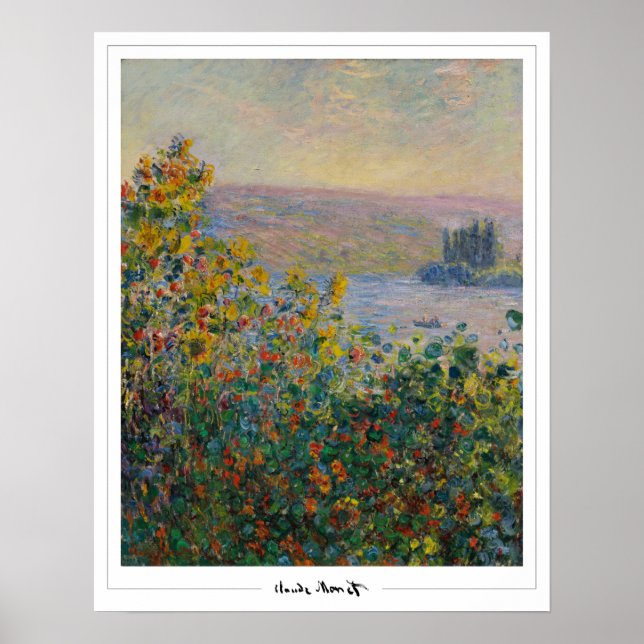 Claude Monet Zedign Art Poster #8-2 (Front)