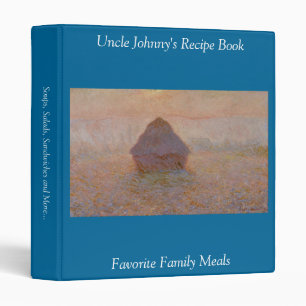 Claude Monet's Grainstack, Sun in the Mist (1891) Binder