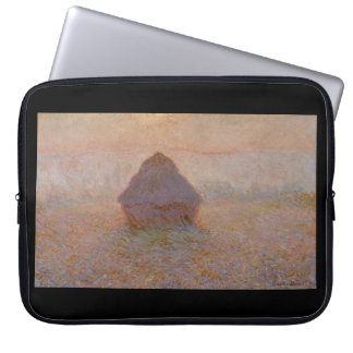Claude Monet's Grainstack, Sun in the Mist (1891) Laptop Sleeve