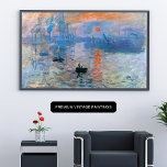 Claude Monet's Impression, Beauty of  Rising Son Poster<br><div class="desc">Captivated by Monet's mesmerizing brushstrokes that make colours dance on the canvas, reminiscent of the enchanting beauty of a sunrise. Discover the magic of Monet's masterpieces, where vibrant hues and delicate textures come together to create ethereal landscapes and evoke a sense of wonder. Join us on this artistic journey and...</div>