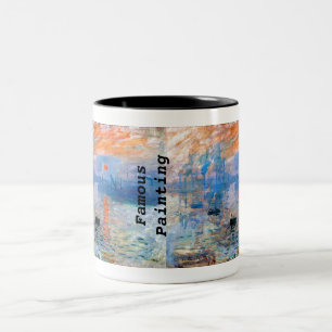 Claude Monet's Impression, Sunrise (1872) Two-Tone Coffee Mug