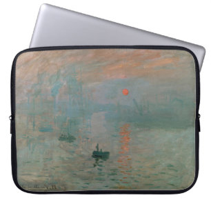 Claude Monet's Impression Sunrise (soleil levant) Laptop Sleeve