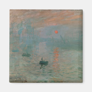 Claude Monet's Impression Sunrise (soleil levant) Magnet