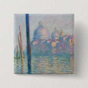 Claude Monet's Le Grand Canal 2 Inch Square Button