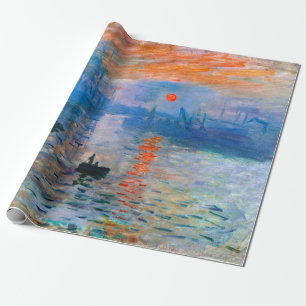 Claude Monet's Sunrise Wrapping Paper