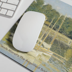 Claude Monet's The Argenteuil Bridge (1874) Mouse Pad