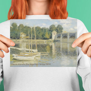Claude Monet's The Argenteuil Bridge (1874) Thank You Card
