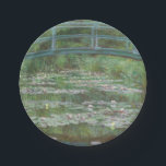 Claude Monet's The Japanese Footbridge Paper Plate<br><div class="desc">Claude Monet's "The Japanese Footbridge, " an impressionist painting dated 1899</div>