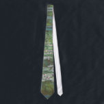 Claude Monet's The Japanese Footbridge Tie<br><div class="desc">Claude Monet's "The Japanese Footbridge, " an impressionist painting dated 1899</div>