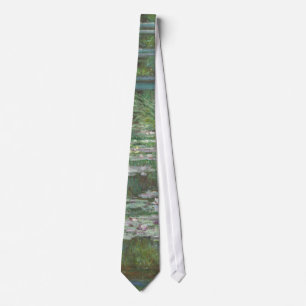 Claude Monet's The Japanese Footbridge Tie