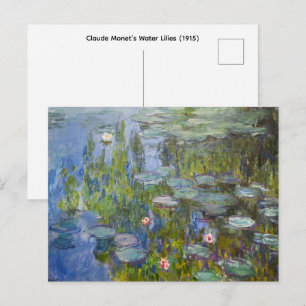 Claude Monet's Water Lilies (1915) Postcard