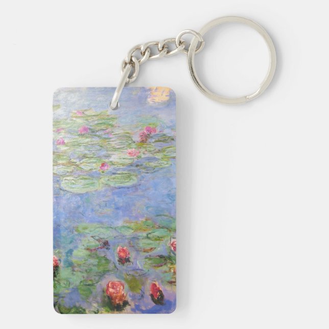 Claude Monet's Water Lilies Keychain (Back)