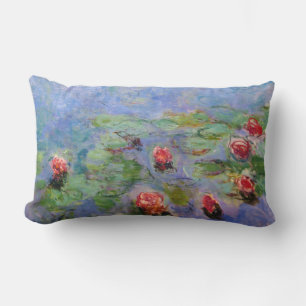 Claude Monet's Water Lilies Lumbar Pillow