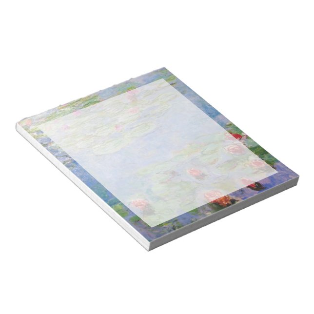 Claude Monet's Water Lilies Notepad (Angled)