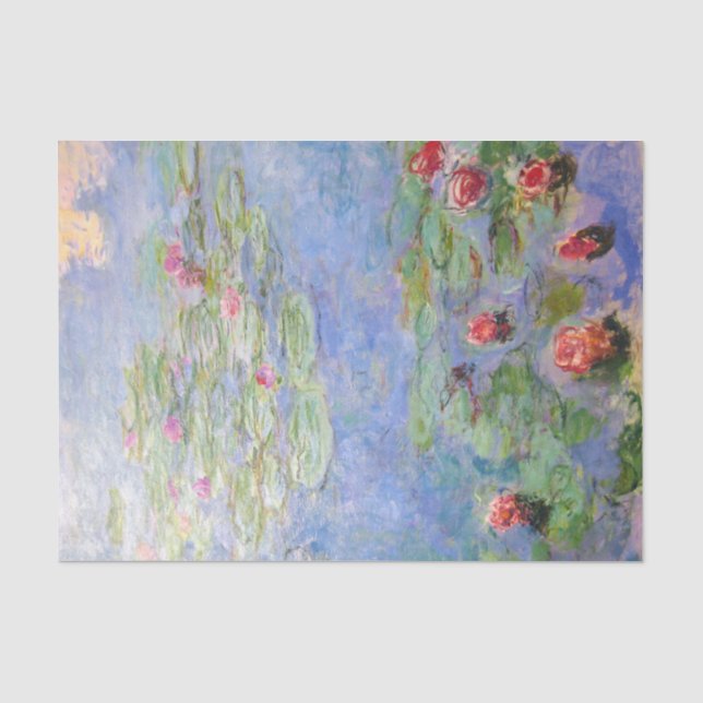Claude Monet's Water Lilies Tissue Paper (Front)
