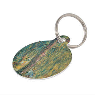 Claude Monet's Weeping Willow Pet Tag