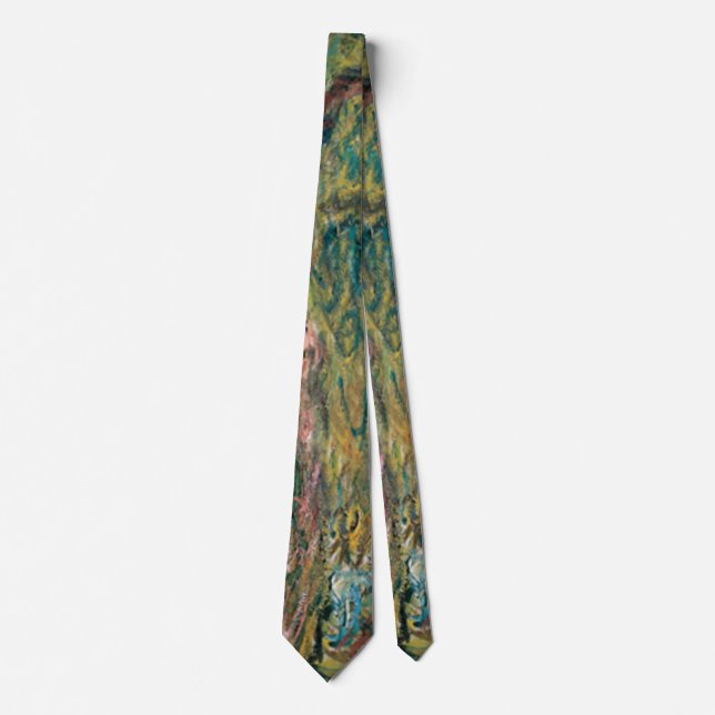 Claude Monet's Weeping Willow Tie (Front)