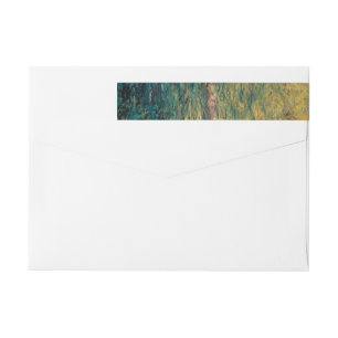 Claude Monet's Weeping Willow Wrap Around Label