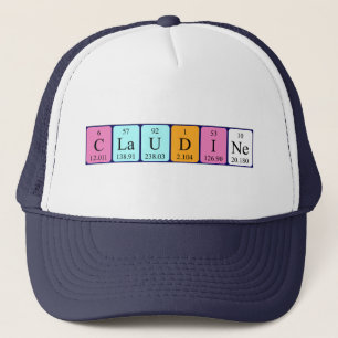 Claudine periodic table name hat