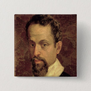 Claudio Monteverdi 2 Inch Square Button