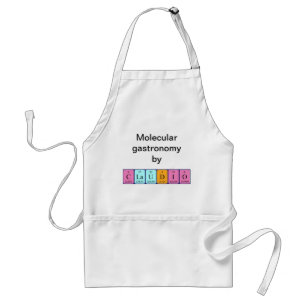 Claudio periodic table name apron