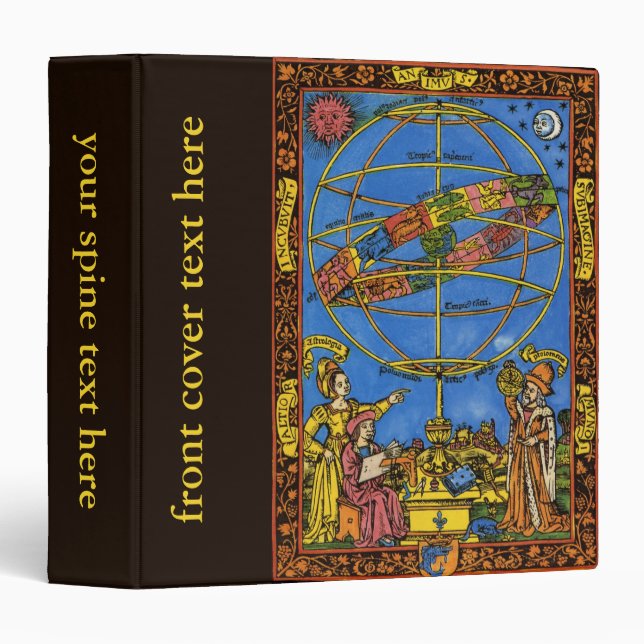 Claudius Ptolemy Astronomer, Vintage Celestial  Binder (Front/Spine)