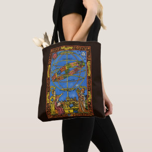 Claudius Ptolemy Astronomer, Vintage Celestial Tote Bag