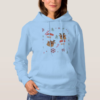 Clause Chrismat deer santa, Sweat - shirt à capuch