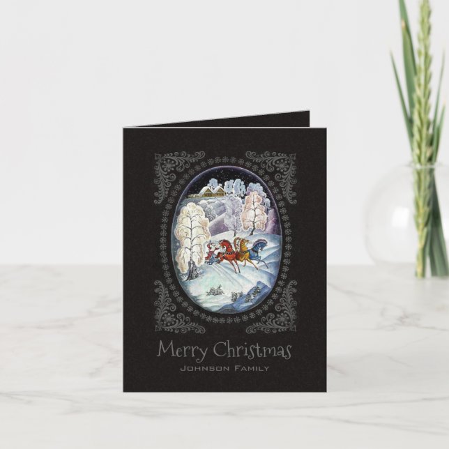Clause Santa - Carte (Plus de tailles) (Devant)