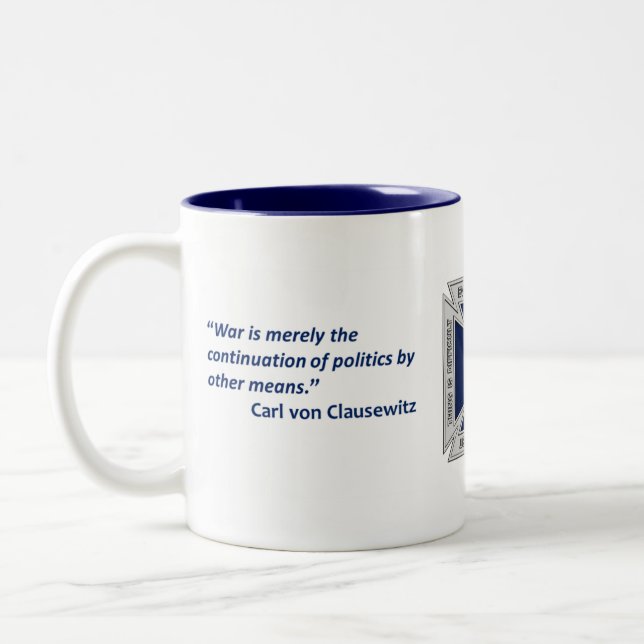 Clausewitz Challenge Coin Coffee Mug (Left)