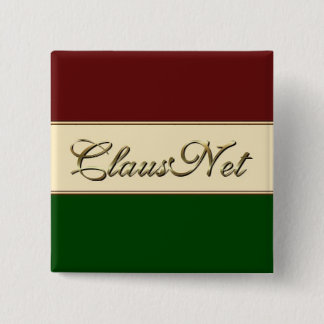 ClausNet Member 2 Inch Square Button