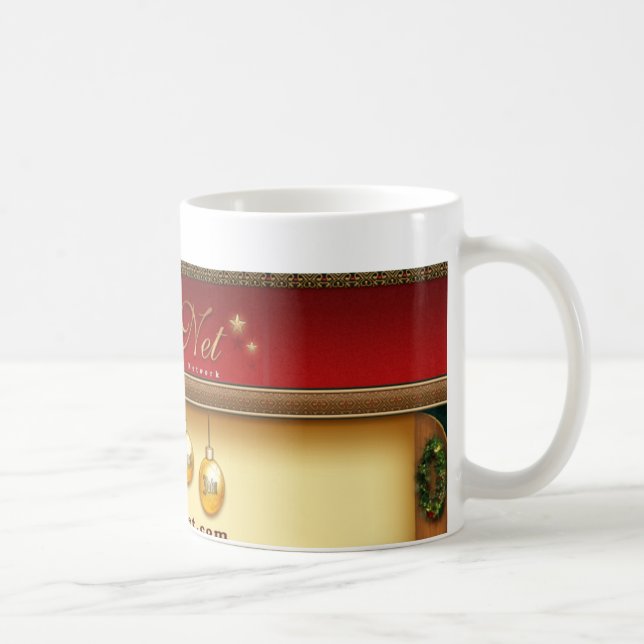 ClausNet Member Hot Cocoa Mug (Right)