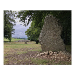 Clava Cairns-Inverness, Scotland Poster