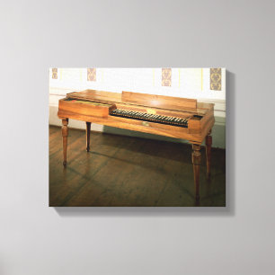 Clavichord, once owned by Franz Joseph Haydn Canvas Print