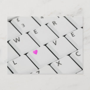 Clavier d'amour - Carte postale