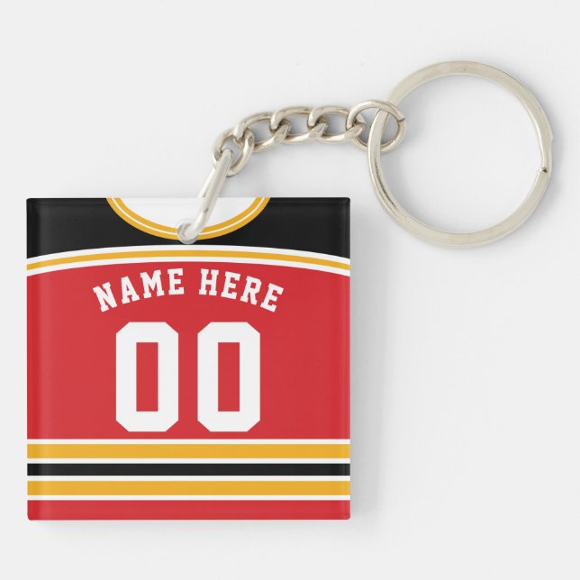 Clavier de Jersey de hockey personnalisable, cross (Dos)