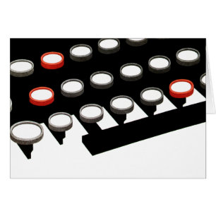 Clavier de machine à écrire ancienne de style rétr