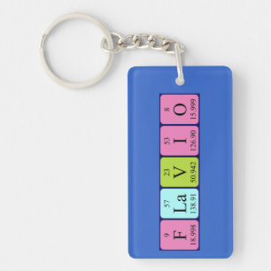 Clavier de nom de table périodique Flavio