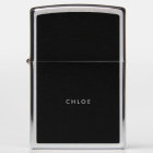 Clavier de poche zippo personnalisé - Noir classiq