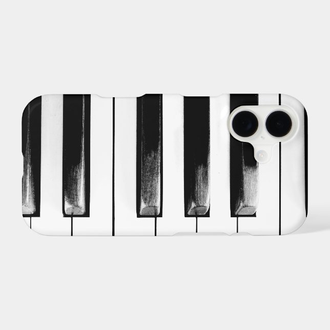 Clavier des touches de piano antiques (Verso (Horizontal))