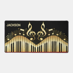 Clavier Noir Et Or