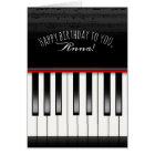clavier piano d'anniversaire avec nom